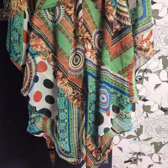 Ark & Co Asymmetrical Dress with Kimono Sleeves - Picture 5 of 6